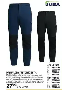 Optimus Juba - pantalón stretch kinetic oferta