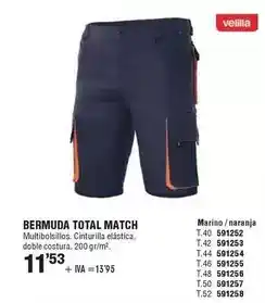 Optimus Velilla - bermuda total match oferta