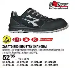 Optimus Zapato red industry shanghai oferta