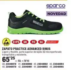 Optimus Sparco - zapato practice advanced rinus oferta