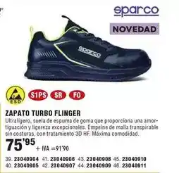 Optimus Sparco - zapato turbo flinger oferta