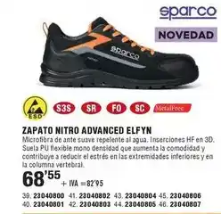 Optimus Sparco - zapato nitro advanced elfyn oferta