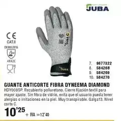 Optimus Juba - guante anticorte fibra dyneema diamond oferta