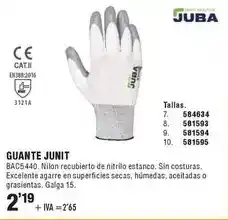 Optimus Juba - guante junit oferta