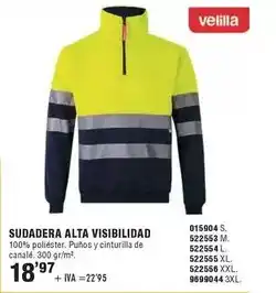 Optimus Velilla - sudadera alta visibilidad oferta