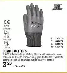 Optimus Guante catter 5 oferta