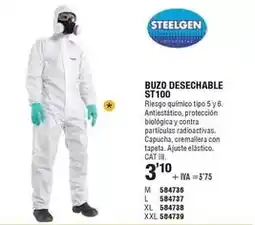 Optimus Buzo desechable st100 oferta