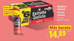 Lidl ESTRELLA GALICIA Cerveza especial oferta