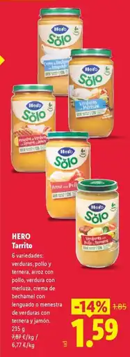 Lidl HERO Tarrito oferta