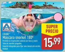 ALDI CRANE Máscara snorkel 180º oferta
