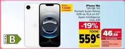Carrefour Apple - iphone 16e oferta