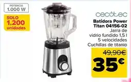 Carrefour Cecotec - batidora power titan 04156-02 oferta