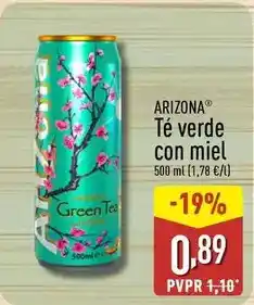 ALDI ARIZONA Té verde con miel oferta