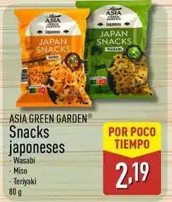 ALDI ASIA GREEN GARDEN Snacks japoneses oferta