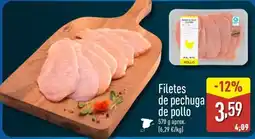 ALDI Filetes de pechuga de pollo oferta