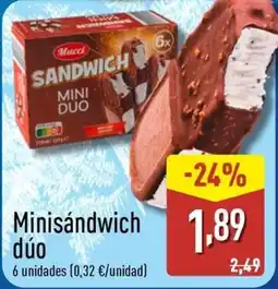 ALDI Minisandwich dúo oferta