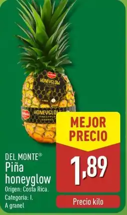 ALDI DEL MONTE Piña honeyglow oferta