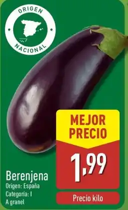 ALDI Berenjena oferta