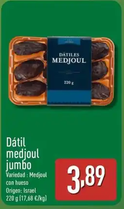 ALDI Dátil medjoul jumbo oferta