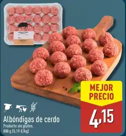 ALDI Albóndigas de cerdo oferta