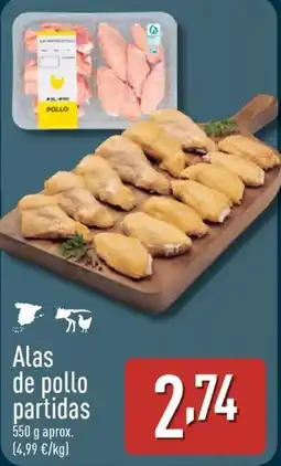 ALDI Alas de pollo partidas oferta