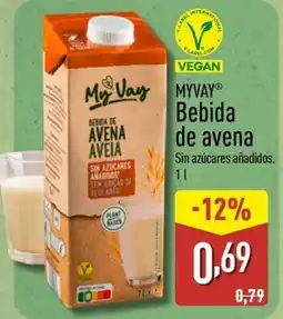 ALDI MYVAY Bebida de avena oferta