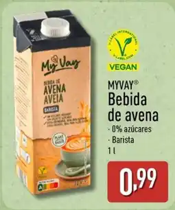 ALDI MYVAY Bebida de avena oferta