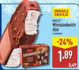 ALDI MUCCI Minisándwich dúo oferta