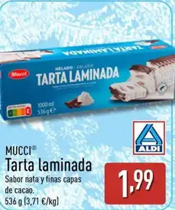 ALDI MUCCI Tarta laminada oferta