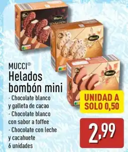 ALDI MUCCI Helados bombón mini oferta