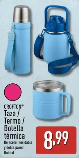 ALDI CROFTON Taza/ Termo/ Botella térmica oferta