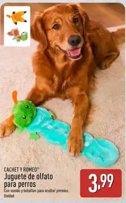 ALDI CACHET Y ROMEO Juguete de olfato para perros oferta