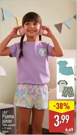 ALDI L&D Pijama júnior oferta