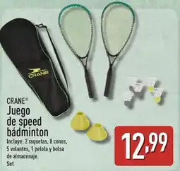 ALDI CRANE Juego de speed bádminton oferta