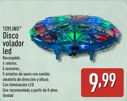 ALDI TOYLINO Disco volador led oferta