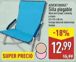 ALDI ADVENTURIDGE Silla plegable oferta