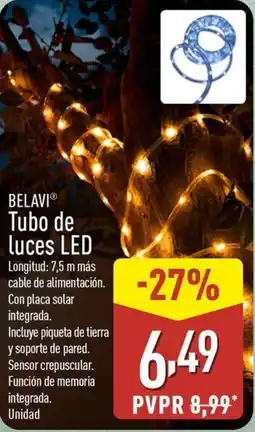 ALDI BELAVI Tubo de luces LED oferta