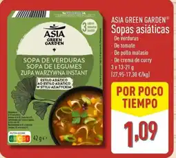 ALDI ASIA GREEN GARDEN Sopas asiáticas oferta