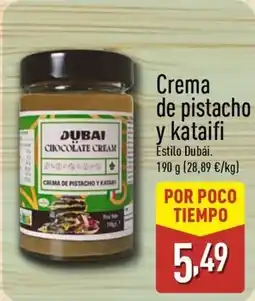 ALDI Crema de pistacho y kataifi oferta