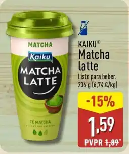 ALDI KAIKU Matcha latte oferta