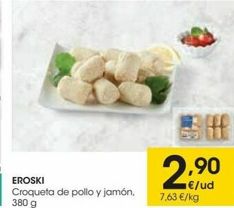 Eroski Eroski croqueta de pollo y jamón oferta
