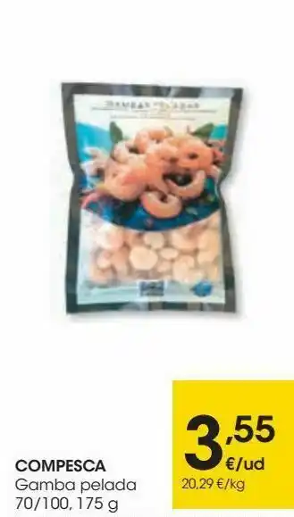 Eroski Compesca gamba pelada oferta