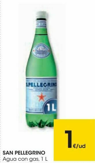 Eroski San pellegrino agua con gas oferta