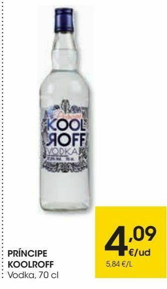 Eroski Príncipe koolroff vodka oferta