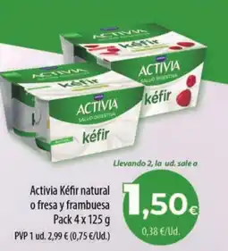 Spar Tenerife ACTIVA Kéfir natural o fresa y frambuesa oferta