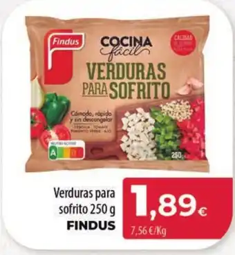 Spar Tenerife FINDUS Verduras para sofrito oferta