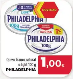 Spar Tenerife PHILADELPHIA Queso blanco natural o light oferta