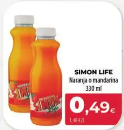 Spar Tenerife SIMON LIFE Naranja o mandarina oferta