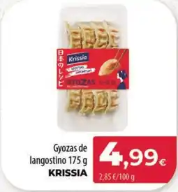 Spar Tenerife KRISSIA Gyozas de langostino oferta