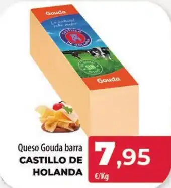 Spar Tenerife CASTILLO DE HOLANDA Queso Gouda barra oferta